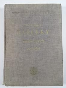 Porovnávací tabulky motorových vozidel - 1956 - Václav Dobrý, Vladimír Moravec