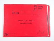 Provozní sešit vojenské techniky - elektrocentrála - ZB 5 Ac - G60