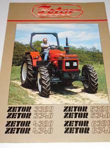 Zetor 3320, 3340, 4320,4340, 5320, 5340, 6320, 6340 prospekt