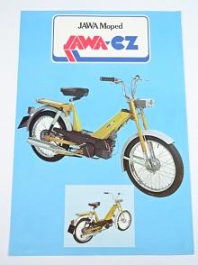 JAWA Moped 1977 - prospekt - JAWA-CZ Skoda Great Britain Limited