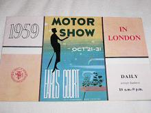 Motor Show 1959 in London - prospekt