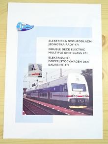 ČKD Vagonka - elektrická dvoupodlažní jednotka řady 471 - prospekt
