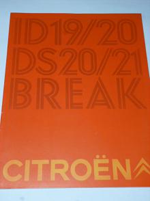 Citroën ID 19/20, DS 20/21, Break - 1968 - prospekt