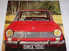 Simca 1500 - prospekt