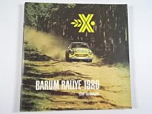 X. Barum Rallye 1980 - Mistrovství Evropy - Gottwaldov - program + startovní listina + propozice + časový průjezd obcemi