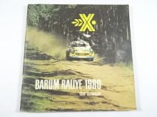 X. Barum Rallye 1980 - Mistrovství Evropy - Gottwaldov - program