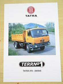 Tatra 815 - 280S45 19 270 4x4.2/10T - TERRNo1 - dvounápravový sklápěč - prospekt - 2001