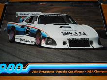 John Fitzpatrick - Porsche Cup Winner - IMSA Champion - 1980 - Sachs - plakát