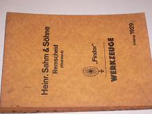 Heinr. Sahm a Söhne - Werkzeuge - Findor - Katalog 1929