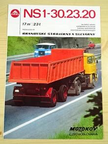 BSS - NS1-30.23.20 - sklápěcí návěs - Liaz - prospekt - Motokov