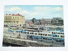 Göteborg. Drottningtorget - pohlednice - 1978 - tramvaj