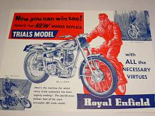 Royal Enfield - Trials model - 1958 - prospekt