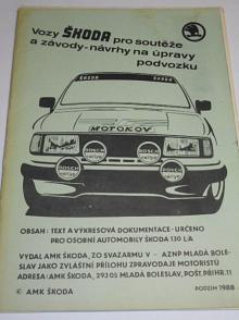 Vozy Škoda pro soutěže a závody - návrhy na úpravy podvozku - Škoda 130 L/A - 1988 - AMK Škoda