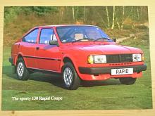 Škoda 130 Rapid Coupé - 1988 - prospekt - Skoda Great Britain