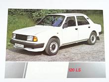 Škoda 120 LS - prospekt - Motokov