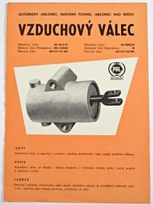 PAL autobrzdy - vzduchový válec - 1971