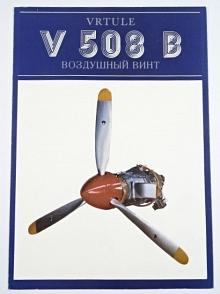 Avia - Vrtule V 508 B - prospekt - L 410 - M 601