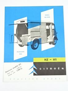 Citroën HZ - HY - prospekt - 1959