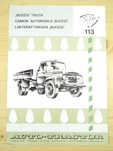 Bucegi SR-113 Truck - prospekt - Auto-Tractor Bucuresti Romania