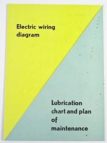 Tatra 603 - Electric wiring diagram - Lubrication chart and plan of maintenance - 1960