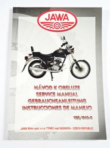 JAWA 125 typ 810-0 Chopper - 1998 - návod k obsluze