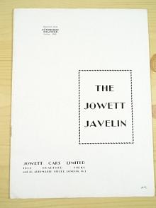 The Jowett Javelin - Jowett Cars Limited - 1948