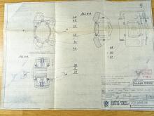 PAL autobrzdy - disková brzda Škoda 1000 MB přední - výkres - 1965