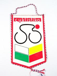 Cyklistika - Rudá hvězda Plzeň - Středisko vrcholového sportu - vlaječka