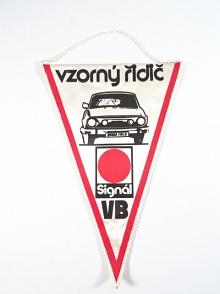 Vzorný řidič - Signál - VB - vlaječka - Škoda 110 LS