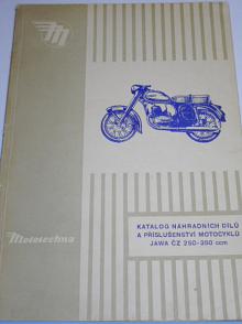 JAWA-ČZ 250, 350 ccm - 1957 - katalog náhradních dílů a příslušenství motocyklů - Mototechna