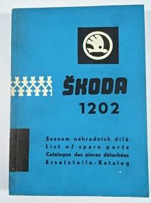 Škoda 1202 - seznam náhradních dílů - 1965 - 1966