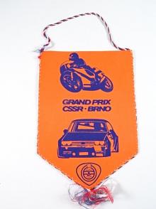 Grand Prix ČSSR Brno - Autodrom Brno - FIM - FIA - vlaječka