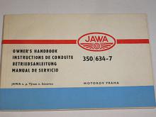JAWA 350/634-7  - 1985 - Owner´s Handbook