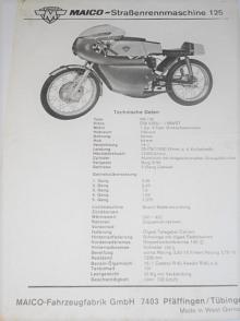 Maico RS 125 - prospekt