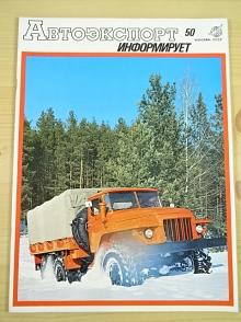 Avtoexport informuje 50 - časopis - 3/1978 - Voschod, IŽ, VAZ, LADA, URAL, RAF...