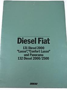 Fiat Diesel - 131 Diesel 2000 Lusso, Confort Lusso und Panorama 132 Diesel 2000/2500 - prospekt - 1978