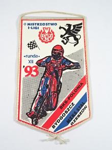 BKS - Polonia Bydgoszcz - MZKS Stal Rzeszow - o mistrzostwo I-ligi - 1993 - vlaječka