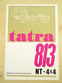 Tatra 813 NT - 4 x 4 - tahač návěsů - prospekt - Motokov