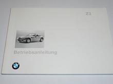 BMW Z3 Betriebsanleitung - roadster 1.8, 1.9  + Zusatzbetriebsanleitung BMW M roadster - 1996