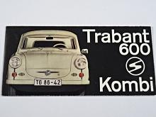 Trabant 600 Kombi - 1963 - prospekt