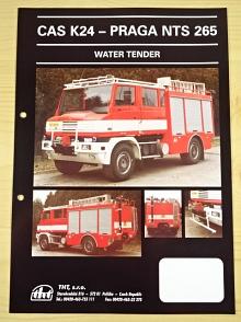 CAS K24 - Praga NTS 265 - Water Tender - prospekt - 2000 - THT Polička