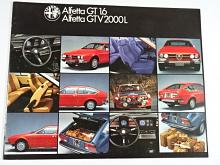 Alfa Romeo Alfetta GT 1.6 - Alfetta GTV 2000 L - prospekt