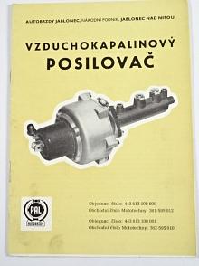 Pal autobrzdy - vzduchokapalinový posilovač - 1986