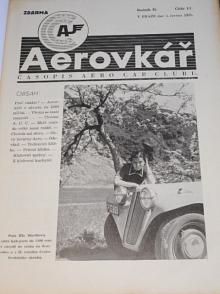 Aerovkář - Časopis Aero Car Clubu - 1935