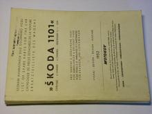Škoda 1101 - sanita, dodávka - seznam náhradních dílů - 1952