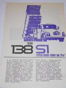 Tatra 138 S1 zvýšen obsah korby na 7 m3 - prospekt - 1967