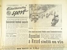 Československý sport - 22. 7. 1968 - Velká cena Československa - Agostini, Šťastný, Ivy, Staša...