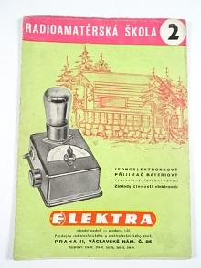 Jednoelektronkový přijimač bateriový - Sláva Nečásek - Radioamatérská škola 2