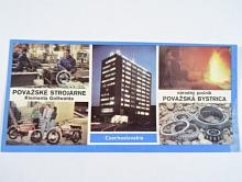 Považské strojárne Klementa Gottwalda n. p. Považská Bystrica - pohlednice - šestidenní - 1977