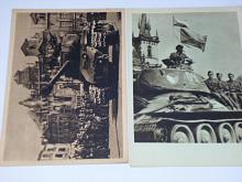 Květen 1945 - tank - pohlednice